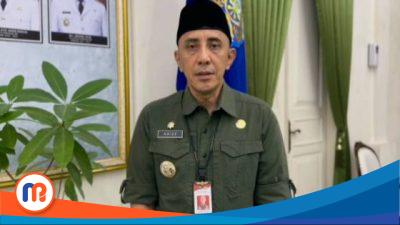 Tangkapan layar PJ Bupati Bangkalan, Prof. Dr. Arief M. Edie, M. Si., saat menyampaikan permintaan maaf atas insiden wartawan dilarang liputan pada saat pembukaan POPDA XIV Jatim di Stadion Gelora Bangkalan