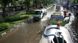 Banjir di beberapa titik di Kota Surabaya sejak sore 24 Desember 2024 hingga 25 Desember 2024