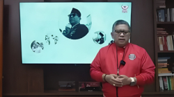 Tangkapan layar Hasto Kristiyanto, Sekjen DPP PDI Perjuangan, dalam sebuah rekaman video yang diupload dalam akun X PDI Perjuangan