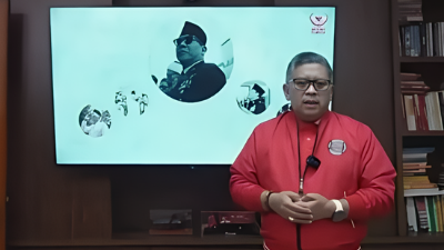 Tangkapan layar Hasto Kristiyanto, Sekjen DPP PDI Perjuangan, dalam sebuah rekaman video yang diupload dalam akun X PDI Perjuangan