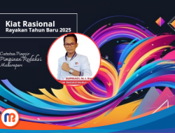 Kiat Merayakan Tahun Baru 2025 Secara Rasional: Sebuah Catatan Pinggir Pimpinan Redaksi Madurapers
