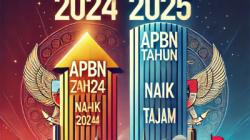 Gambar ilustrasi APBN Tahun Anggaran (TA) 2025 yang naik signifikan dibandingkan dengan APBN TA 2024