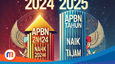 Gambar ilustrasi APBN Tahun Anggaran (TA) 2025 yang naik signifikan dibandingkan dengan APBN TA 2024