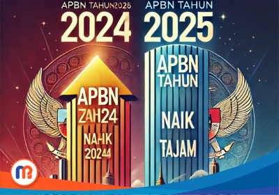 Gambar ilustrasi APBN Tahun Anggaran (TA) 2025 yang naik signifikan dibandingkan dengan APBN TA 2024