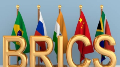 BRICS, singkatan dari Brazil, Rusia, India, Cina, dan Afrika Selatan, resmi berdiri pada 2009 melalui KTT (Konferesi Tingkat Tinggi) pertama di Rusia