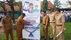 Potret peluncuran aplikasi Sistem Informasi Praktik Kerja Lapangan (siPKL), sebuah platform digital untuk mempermudah pengelolaan PKL Senin (06/01/2025)