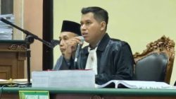 Ahmad Mudabir, praktisi hukum di Surabaya, Jawa Timur, dokumentasi sidang di Tipikor Surabaya