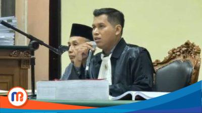 Ahmad Mudabir, praktisi hukum di Surabaya, Jawa Timur, dokumentasi sidang di Tipikor Surabaya