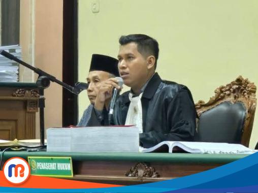 Ahmad Mudabir, praktisi hukum di Surabaya, Jawa Timur, dokumentasi sidang di Tipikor Surabaya