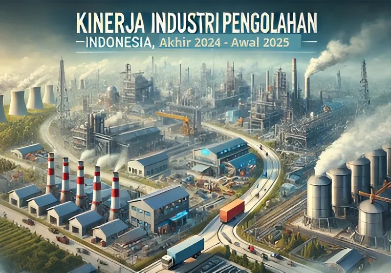 Gambar ilustrasi sektor industri pengolahan di Indonesia di akhir 2024 dan awal 2025