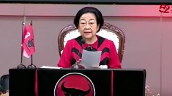 Megawati Soekarnoputri, Ketua Umum Dewan Pimpinan Pusat (DPP) Partai Demokrasi Indonesia Perjuangan (PDI Perjuangan), dalam HUT PDI Perjuangan ke-52, Jakarta Selatan, Jumat (10/01/2015)