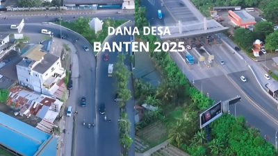 Perbandingan alokasi Dana Desa pada empat kabupaten di Provinsi Banten pada tahun anggaran 2025