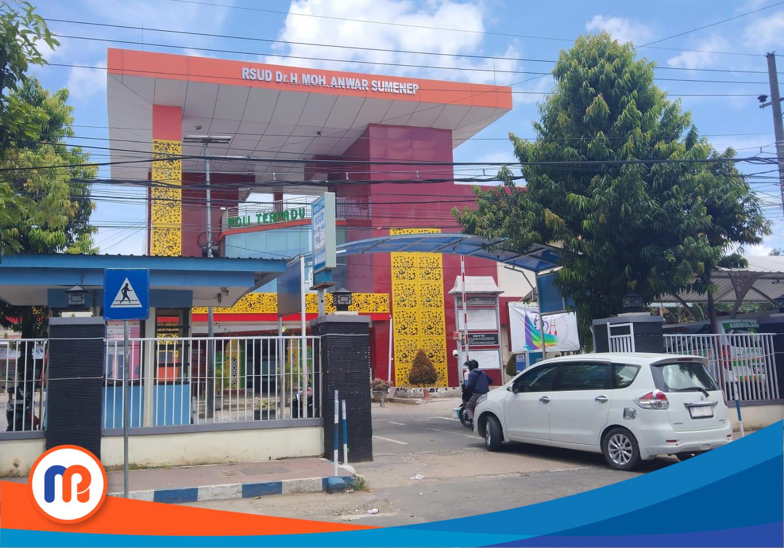 Pintu masuk RSUD dr. H. Moh. Anwar Kabupaten Sumenep, Madura