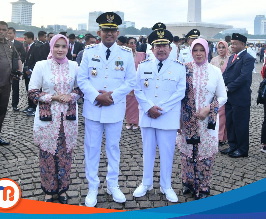 Foto bersama di sela-sela pelantikan Achmad Fauzi Wongsojudo dan K.H. Imam Hasyim sebagai Bupati dan Wakil Bupati Sumenep, Kamis (20/02/2025)