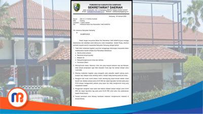 Surat Imbauan Pemkab Sampang