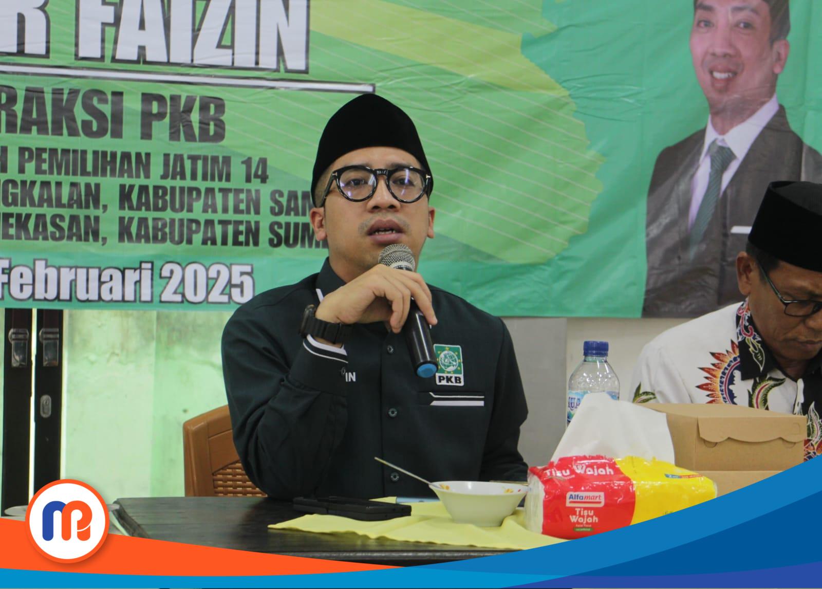 Anggota Dewan Perwakilan Rakyat Daerah (DPRD) Jawa Timur, Nur Faizin, saat menggelar reses pada Senin (24/02/2025) kemarin