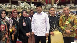 Jalin sinergitas Rektor Universitas Dr. Soetomo (Unitomo), Prof. Dr. Siti Marwiyah, S.H., M.H., kolaborasi bersama Forum Rektor Indonesia (FRI) dan Kementerian Sosial (Kemensos) RI, Drs. K.H. Saifullah Yusuf, S.I.P., dan Ketua FRI, Prof. Dr. H. Nurhasan, M.Kes