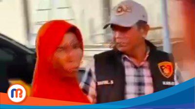 Pelaku pembunuhan saat diamankan ke Polres Kabupaten Sampang