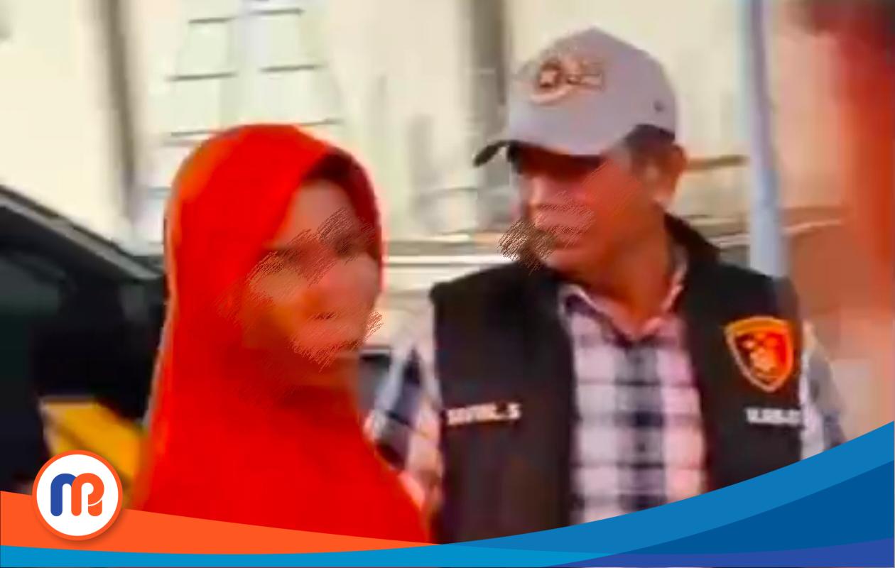 Pelaku pembunuhan saat diamankan ke Polres Kabupaten Sampang