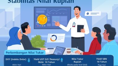 Nilai tukar rupiah menguat tipis pada Jumat, 21 Februari 2025