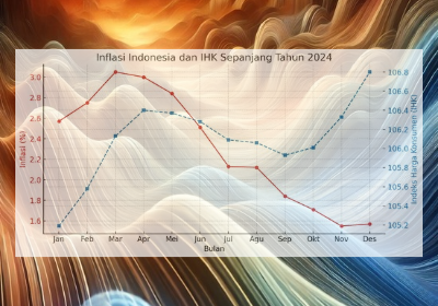 Inflasi di Indonesia pada sepanjang tahun 2024 menurut data Badan Pusat Statistik (BPS) mengalami tren penurunan yang cukup signifikan