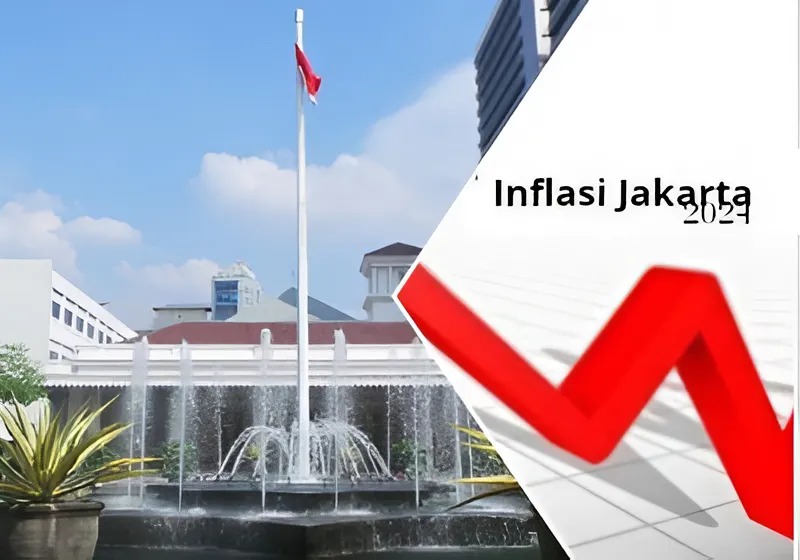 Trend inflasi Jakarta sepanjang tahun 2024 fluktuasi stabil dengan tren menurun pada akhir tahun 2024