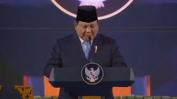 Presiden Prabowo Subianto dalam kegiatan peluncuran Badan Pengelola Investasi Daya Anagata Nusantara (Danantara), di Istana Merdeka, Jakarta, pada Senin (24/02/2025) kemarin