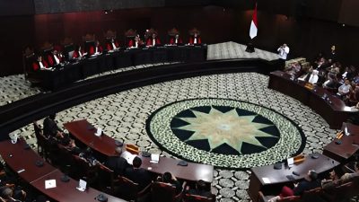 Bawaslu hadiri sidang pembacaan putusan 40 perkara Perselisihan Hasil Pemilihan (PHP) Tahun 2024 di Mahkamah Konstitusi (MK), Senin (24/2/2025)