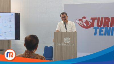 Komjen Pol Oegroseno membuka Turnamen Tenis Meja Piala Rektor Universitas Paramadina]