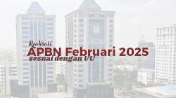 Realisasi Anggaran Pendapatan dan Belanja Negara (APBN) hingga bulan Februari 2025, kata Sri Mulyani Indrawati, Menteri Keuangan Republik Indonesia (Menkeu RI), sesuai dengan target Undang-Undang Nomor 62 Tahun 2024