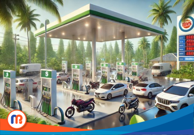 Ilustrasi pemilik kendaraan yang beresiko mengisi pertamax oplosan di SPBU