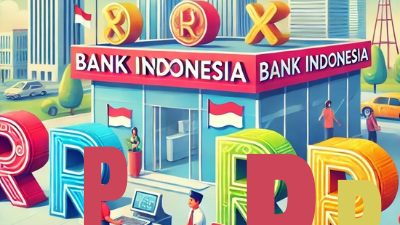 Ilustrasi penukaran uang di Bank Indonesia (BI) di bulan Ramadan 1446 H/2025 M