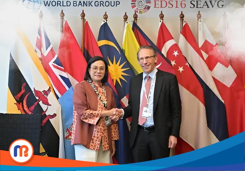 Pertemuan bilateral Menteri Keuangan (Menkeu), Sri Mulyani, dengan Menteri Keuangan Republik Federal Jerman, Jörg Kukies
