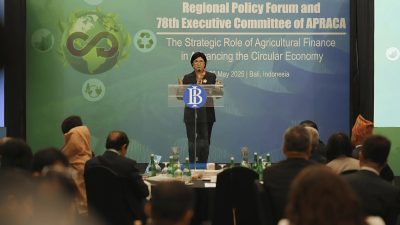 Gelaran Asia-Pacific Rural and Agricultural Credit Association (APRACA) – Regional Policy Forum dan the 78th Executive Committee Meeting di Bali (26/05/2025) yang mengusung tema “The Strategic Role of Agricultural Finance in Advancing the Circular Economy"