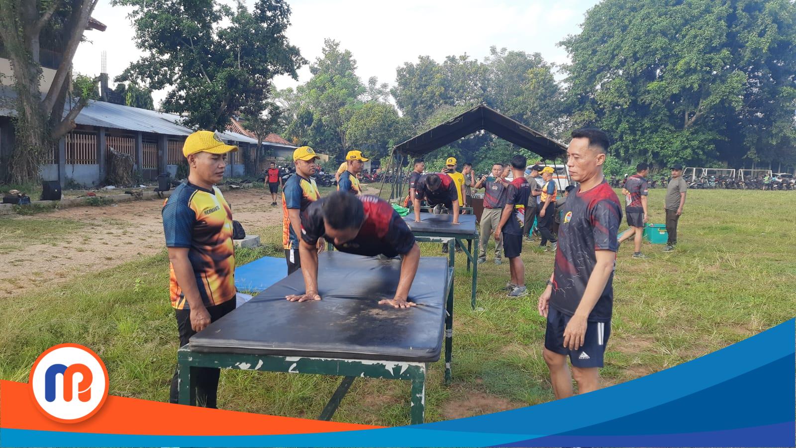 Tes Kesegaran Jasmani (Garjas) semester 1 tahun 2025 prajurit Kodim 0826 Pamekasan