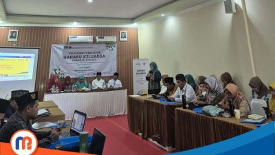 kegiatan Pelatihan Fasilitator Gaharu Keluarga di Aula Hotel Asmi, Sumenep, Jumat (16/05/2025)