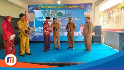 Paperesmian Perpustakaan daerah Pamekasan oleh Bupati Pamekasan