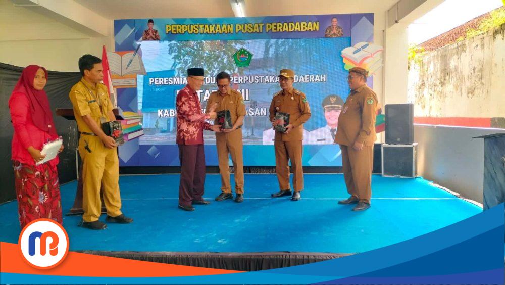 Paperesmian Perpustakaan daerah Pamekasan oleh Bupati Pamekasan