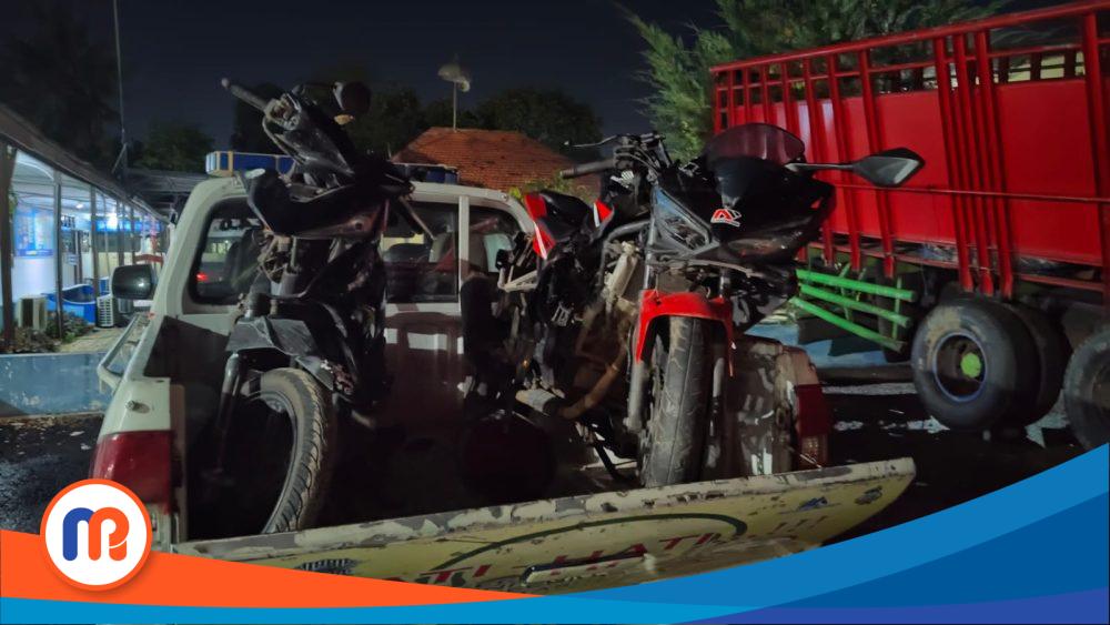 Ringsek! Dua kendaraan R2 yang terlibat kecelakaan maut