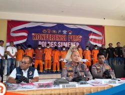 18 Kriminal Terungkap di Sumenep, dari Kasus Narkoba hingga Penipuan Umrah