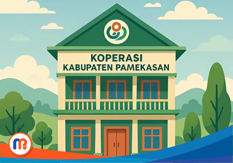 Ilustrasi koperasi aktif berdasarkan jenisnya di Kabupaten Pamekasan, Madura, Jawa Timur, tahun 2021-2024