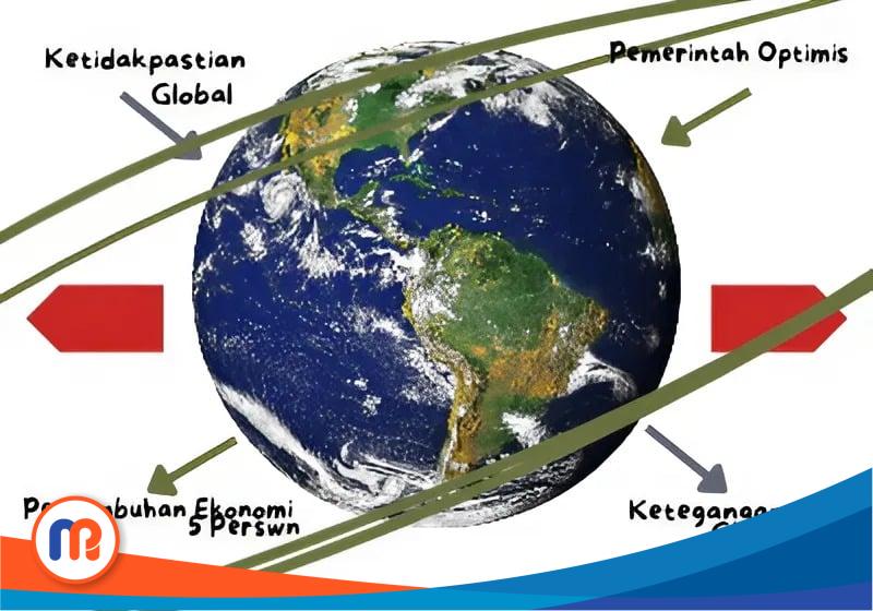 Ilustrasi pemerintah tetap optimis target pertumbuhan ekonomi sebesar 5 persen di tengah ketidakpastian ekonomi global