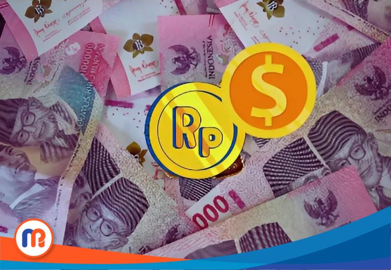 Ilustrasi nilai tukar Rupiah terhadap dolar AS pada 22-23 Mei 2025