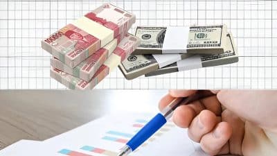Ilustrasi nilai tukar rupiah dalam rentang 14-16 Mei 2025