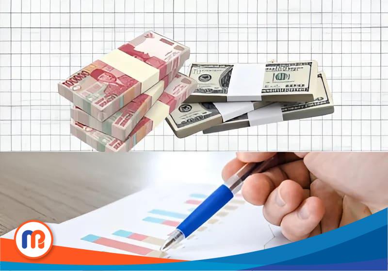 Ilustrasi nilai tukar rupiah dalam rentang 14-16 Mei 2025