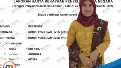 Komisioner KPU Sampang Siti Aisah Laporkan Kekayaan Terbaru: Utang Hilang, Harta Meningkat