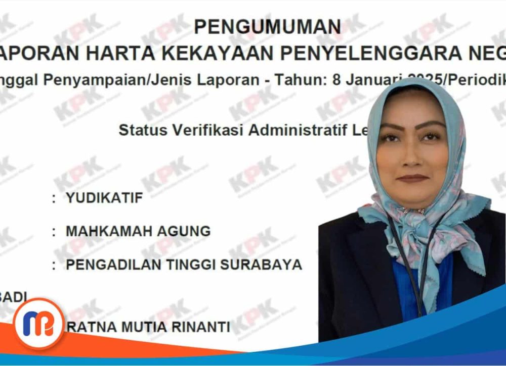 Tangkapan layar milik Ketua Pengadilan Negeri (PN) Sampang Kelas II, Ratna Mutia Rinanti
