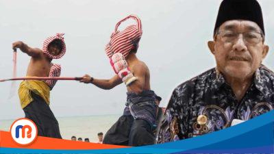 Kolase Wakil Bupati Sumenep, Imam Hasyim pada Festival Ojung 2025