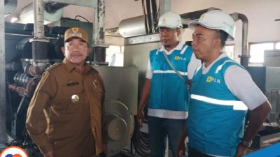 Peresmian peningkatan layanan listrik pada Senin (26/05/2025) di PLTD Gili Raja, dipimpin langsung oleh Wakil Bupati Sumenep, KH Imam Hasyim
