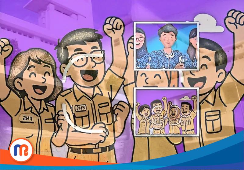Ilustrasi Aparatur Sipil Negara (ASN) Pemerintah Provinsi (Pemprov) Jawa Timur (Jatim) pada tahun 2025